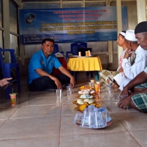 LPkM Melalui Dosen FPIK dan FS UMI Memberi Penyuluhan dan Pelatihan Kepada Petambak Ikan Nila di Kab. Pangkep