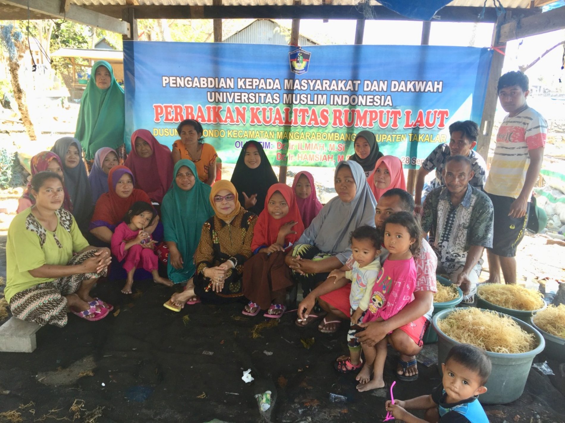 Dosen FPIK UMI Latih Petani Rumput Laut di Kab Takalar