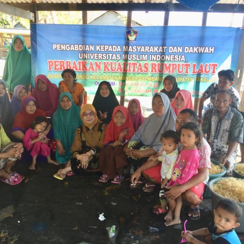 Dosen FPIK UMI Latih Petani Rumput Laut di Kab Takalar
