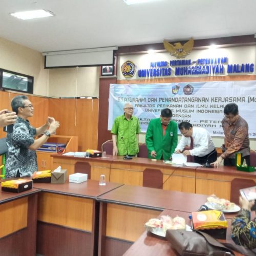 Silaturahmi dan Penandatanganan Kerjasama (MOu) Fakultas Perikanan dan Ilmu Kelautan UMI dengan Fakultas Pertanian – Peternakan UMM