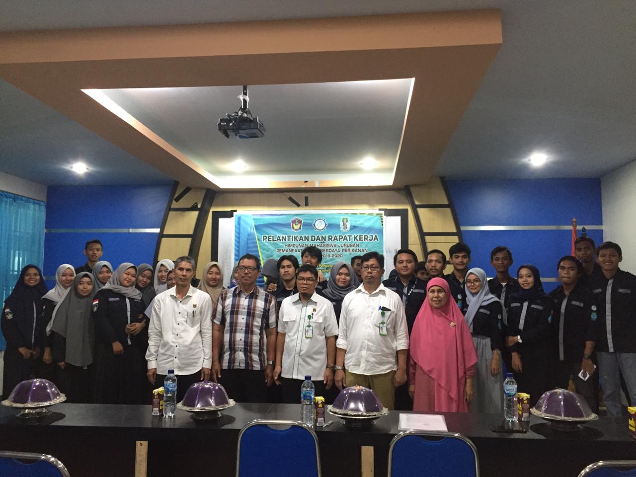 Pelantikan dan Rapat Kerja Himpunan Mahasiswa Jurusan Pemanfaatan Sumberdaya Perikanan Periode 2019-2020