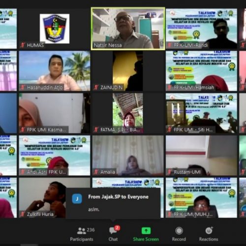 TALKSHOW PERIKAN DAN KELAUTAN “Mempersiapkan Sumberdaya Manusia Bidang Perikanan dan Kelautan di Era Revolusi Industri 4.0”