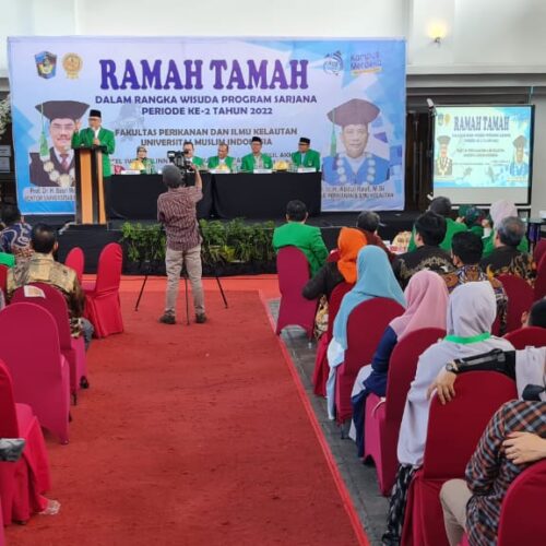 109 Peserta Ikuti Ramah Tamah FPIK UMI Wisuda Periode II 2022