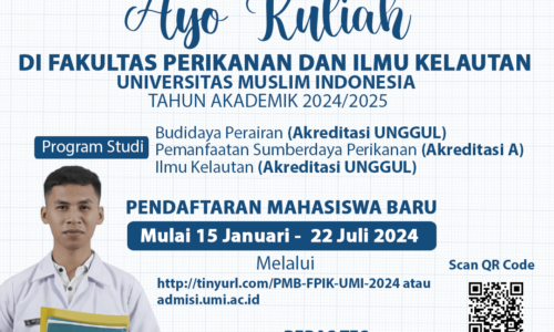 Penerimaan Mahasiswa Baru Fakultas Perikanan dan Ilmu Kelautan Universitas Muslim Indonesia