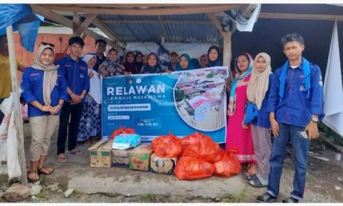 Tim Relawan LEMA FPIK UMI Peduli Korban Banjir dan Tanah Longsor di Luwu