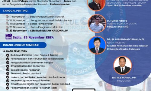 SEMINAR ILMIAH NASIONAL IV Fakultas Perikanan dan Ilmu Kelautan Universitas Muslim Indonesia