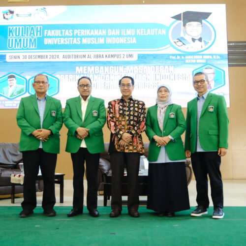 Bahas Tantangan Masa Depan Perikanan dan Kelautan Indonesia, Kuliah Umum FPIK UMI Hadirkan Prof JJ