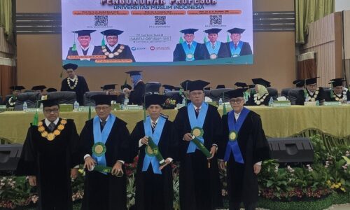 3 Profesor Baru UMI Bidang Ilmu Kelautan dan Perikanan Dikukuhkan
