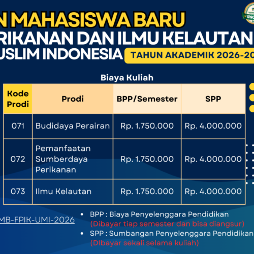 FPIK UMI Buka Pendaftaran Mahasiswa Baru Tahun 2026