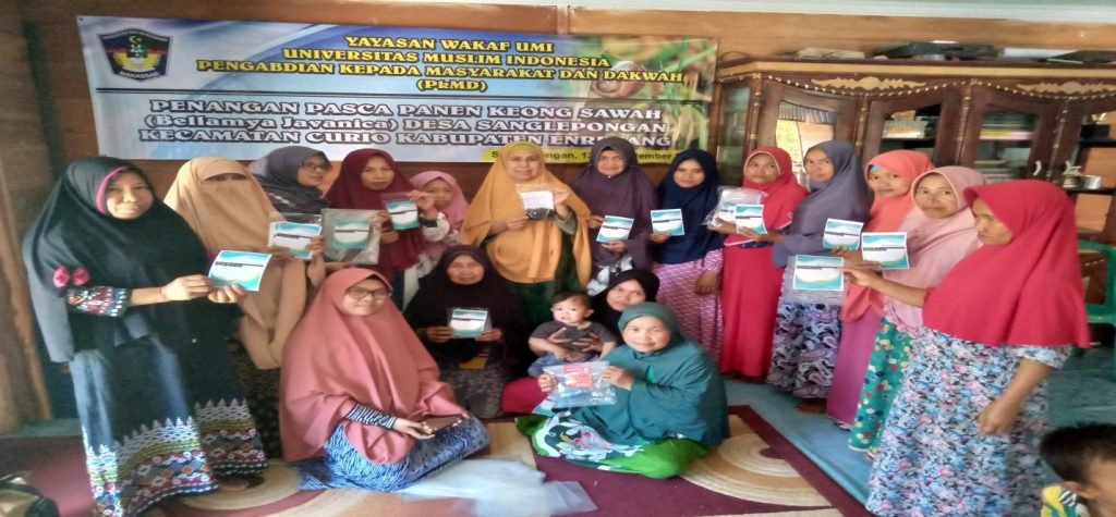 PENANGANAN PASCA PANEN SIPUT SAWAH (Bellamya javanica) DESA SANGLEPONGAN KEC. CURIO KAB. ENREKANG