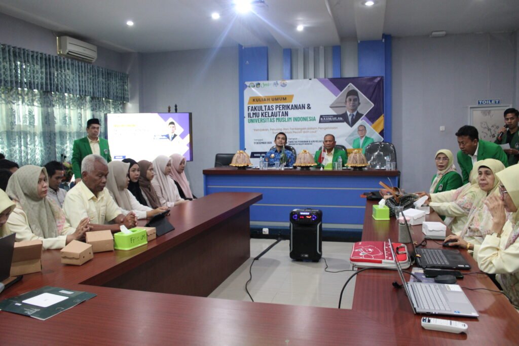 Kuliah Umum FPIK UMI Bahas Kebijakan dan Tantangan Pengelolaan Sumberdaya Pesisir dan Laut