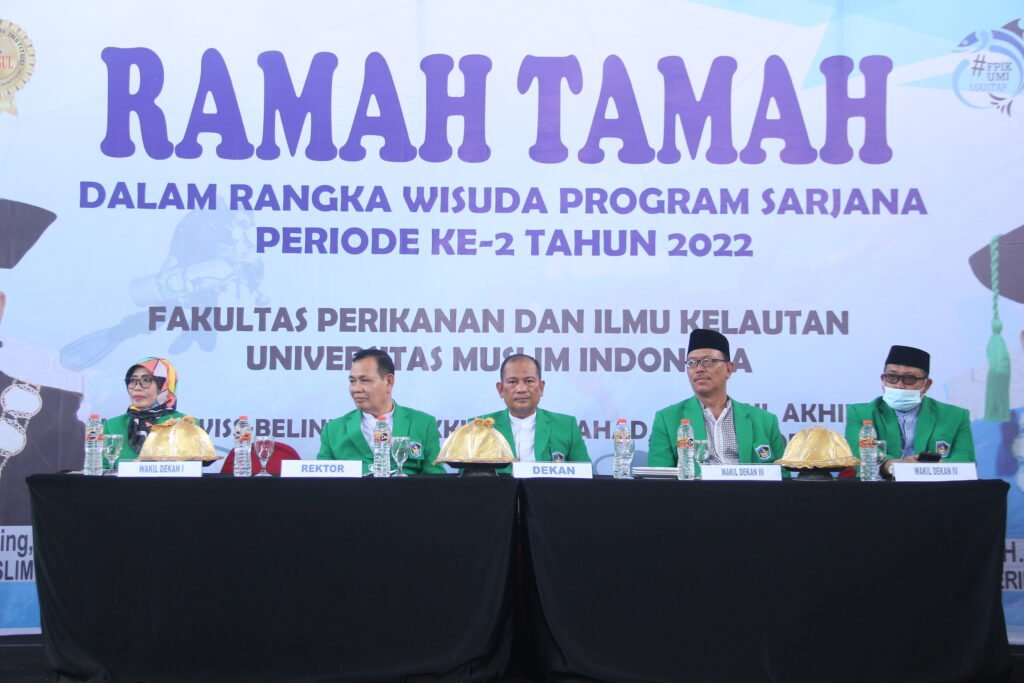 109 Peserta Ikuti Ramah Tamah FPIK UMI Wisuda Periode II 2022