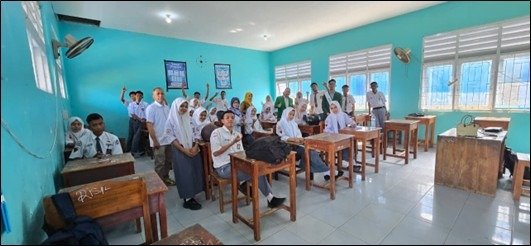 Sosialisasi dan Silaturahmi Fakultas Perikanan dan Ilmu Kelautan Universitas Muslim Indonesia (FPIK UMI) dilaksanakan di SMK Negeri 1 Maros