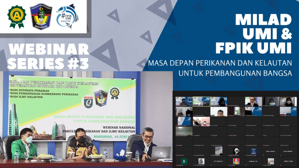 Webinar, FPIK UMI Hadirkan Menteri Kelautan Era Kabinet Gotong Royong