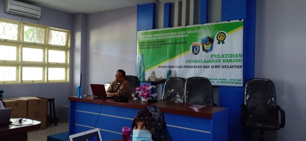 Pelatihan Pembelajaran Daring Dosen Prodi BDP FPIK UMI oleh TIM PSMF FPIK UMI