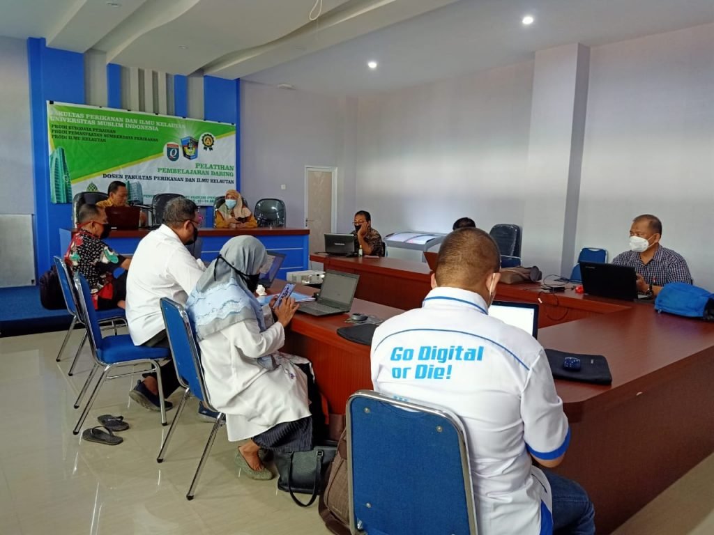 Pelatihan Pembelajaran Daring Dosen Prodi IKL FPIK UMI oleh TIM PSMF FPIK UMI