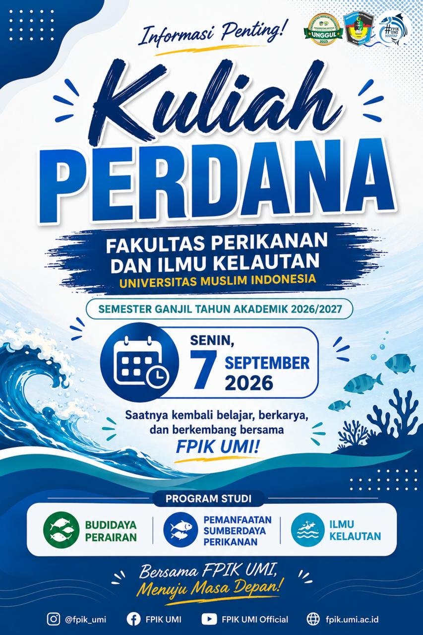 📚🌊 KULIAH PERDANA PSP FPIK UMI 🌊📚